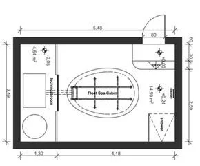 1 Float Spa tank - view 3